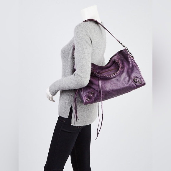 Balenciaga // Agneau Classic Hardware City Bag Sapphire fw08 - Picture 2 of 15